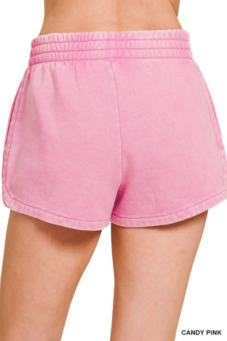 Mineral Washed Lounge Shorts - Rise and Redemption