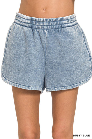 Mineral Washed Lounge Shorts - Rise and Redemption
