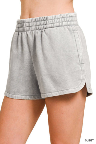 Mineral Washed Lounge Shorts - Rise and Redemption