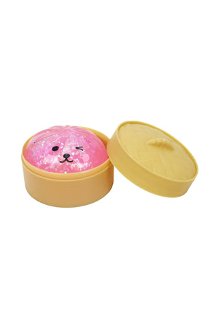 Mini Puppy Glittery Bao Dumpling Gel Slime Squishy - 2 Inch - Rise and Redemption