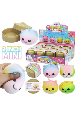 Mini Unicorn Kitty Cat Ombre Dumpling Slime Filled Squishy - Rise and Redemption