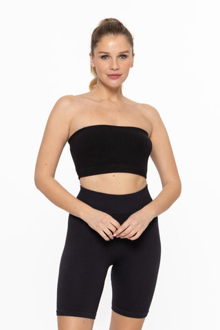 Mono B ribbed Tube Top - Rise and Redemption