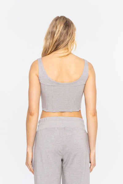 Mono B Terry Zip Tank - Rise and Redemption