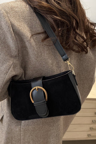 Monroe retro suede purse - Rise and Redemption