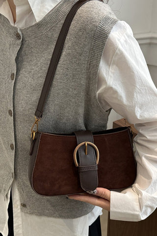 Monroe retro suede purse - Rise and Redemption