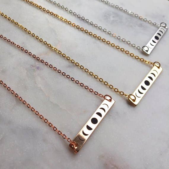 Moon Phase Necklace - Rise and Redemption