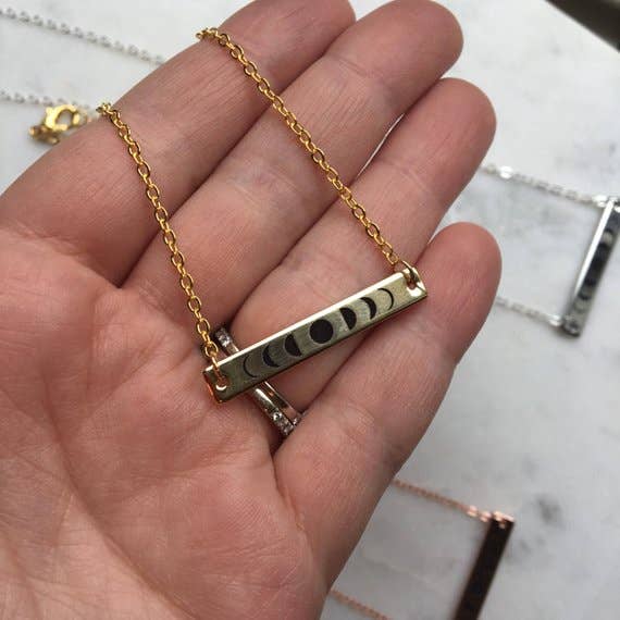 Moon Phase Necklace - Rise and Redemption