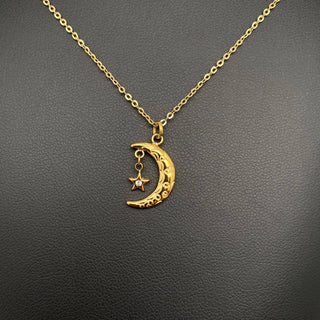 Moon & Star Necklace - Rise and Redemption