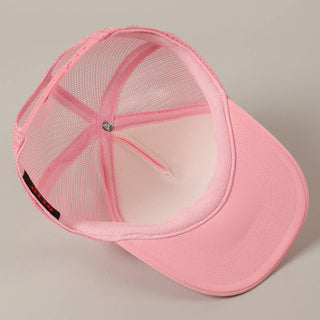 MOTHER Lettering Logo Foam Mesh Back Trucker Hat - Rise and Redemption