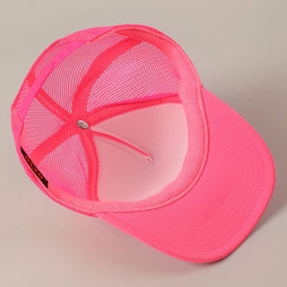 MOTHER Lettering Logo Foam Mesh Back Trucker Hat - Rise and Redemption