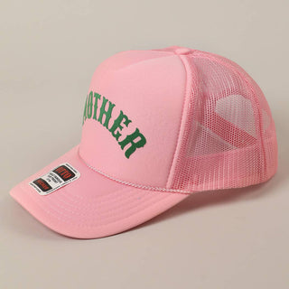 MOTHER Lettering Logo Foam Mesh Back Trucker Hat - Rise and Redemption