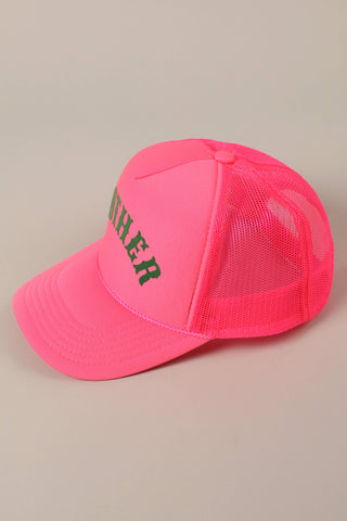 MOTHER Lettering Logo Foam Mesh Back Trucker Hat - Rise and Redemption