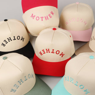 MOTHER Upside Down Lettering Embroidery Cap - Rise and Redemption