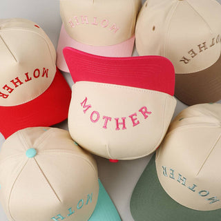 MOTHER Upside Down Lettering Embroidery Cap - Rise and Redemption