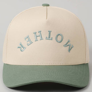 MOTHER Upside Down Lettering Embroidery Cap - Rise and Redemption