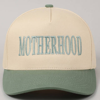 MOTHERHOOD Embroidered Two - Tone Trucker Hat - Rise and Redemption