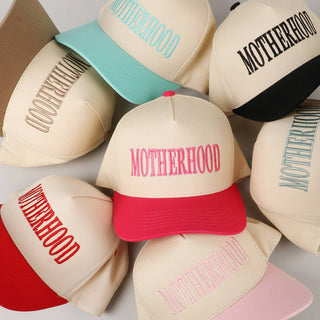 MOTHERHOOD Embroidered Two - Tone Trucker Hat - Rise and Redemption