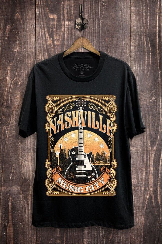 Music city Nash jersey Tee - Rise and Redemption