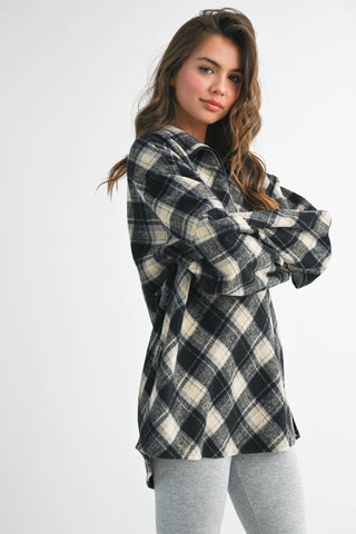 Mya Cozy Plaid Pullover - Rise and Redemption
