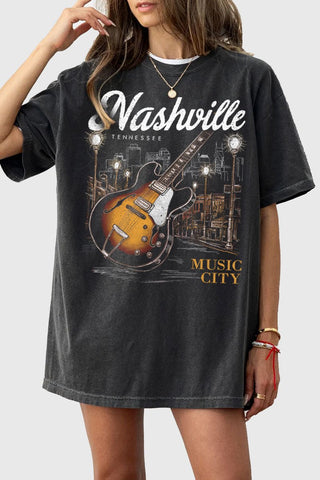 Nash Music City Oversized Tee - Rise and Redemption