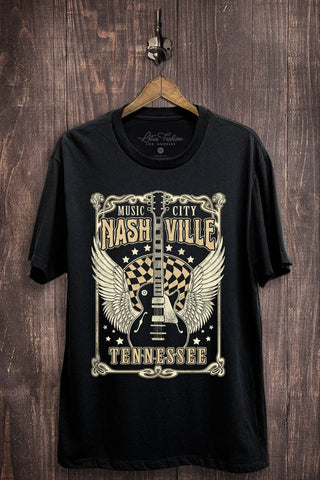 Nashville Music City Graphic Top - Rise and Redemption