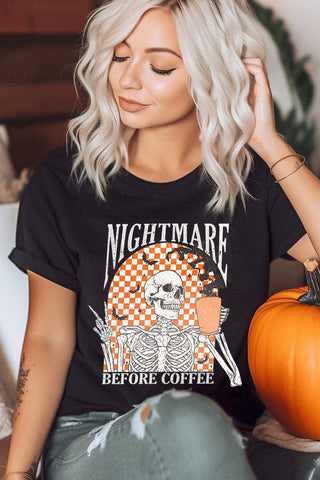 Nightmare Before Coffee Graphic Tee - Rise and Redemption