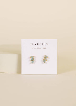 Offset Trio - Amazonite - Earrings - Rise and Redemption