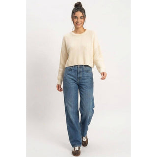 Ophelia Oversized Cropped Sweater - Rise and Redemption