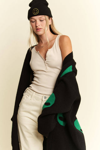 OVERSIZED ALIEN CARDIGAN - Rise and Redemption