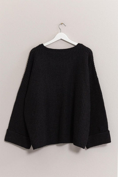 Oversized Pocket Sweater - Rise and Redemption