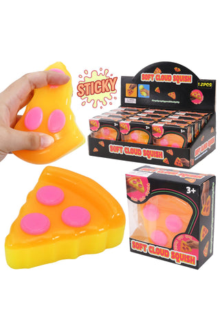 Pepperoni Pizza Slice Jiggly Mochi Sticky Squishy Toy - Rise and Redemption