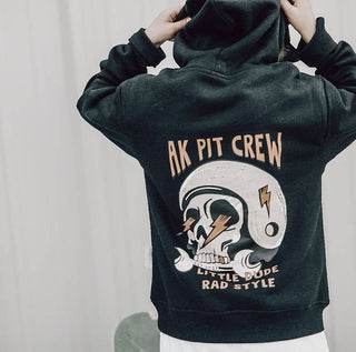 Pit Crew Toddler Hooded Sweatshirt - Rise and Redemption