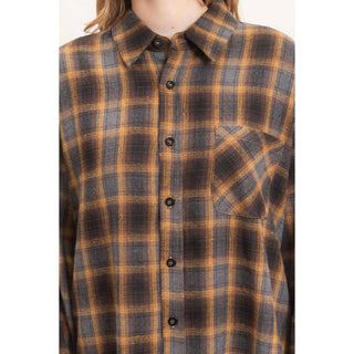 Plaid Button-Up Shirt - Rise and Redemption