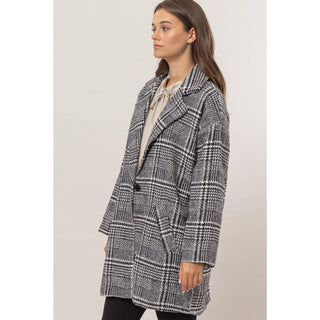 Plaid Oversized Coat - Rise and Redemption