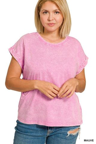 Plus Mineral Cuff Top - Rise and Redemption