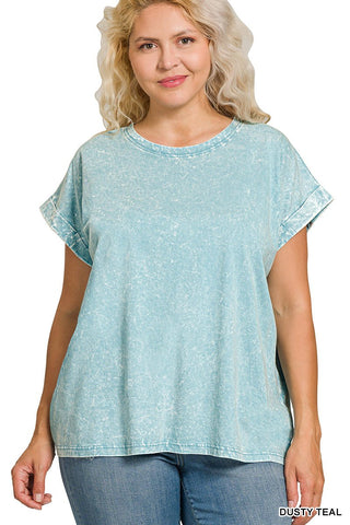 Plus Mineral Cuff Top - Rise and Redemption