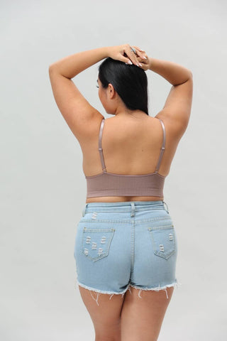 Plus Size Luxe Loop Lace Lounge Top - Loungewear - Rise and Redemption