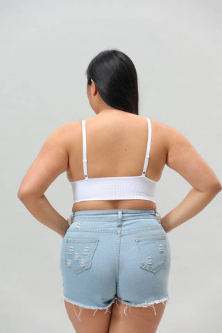 Plus Size Luxe Loop Lace Lounge Top - Loungewear - Rise and Redemption