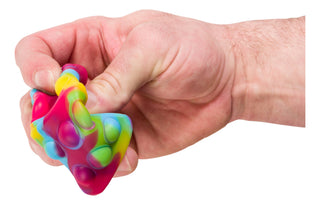 Poppin Dice' - Rainbow Satisfying Fidget Toy, Rainbow Colors - Rise and Redemption
