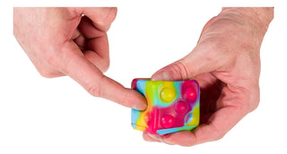 Poppin Dice' - Rainbow Satisfying Fidget Toy, Rainbow Colors - Rise and Redemption