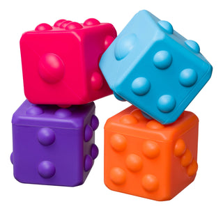 Poppin' Dice - Satisfying Fidget Toy, Assorted Colors - Rise and Redemption