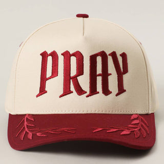 PRAY Embroidery Two - Tone Bay Leaf Trucker Hat - Rise and Redemption
