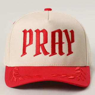 PRAY Embroidery Two - Tone Bay Leaf Trucker Hat - Rise and Redemption