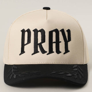 PRAY Embroidery Two - Tone Bay Leaf Trucker Hat - Rise and Redemption