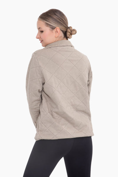 Quilted Half Zip Pullover - Rise and Redemption