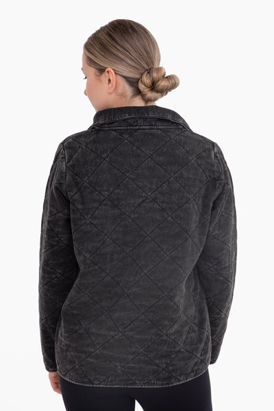 Quilted Half Zip Pullover - Rise and Redemption