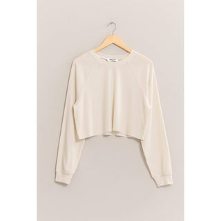 Randy Raglan - Sleeve Crop Top - Rise and Redemption