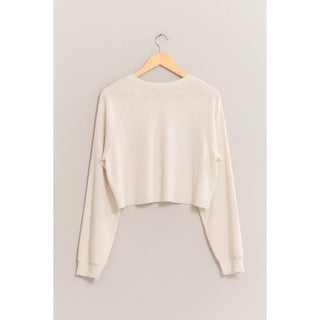 Randy Raglan - Sleeve Crop Top - Rise and Redemption