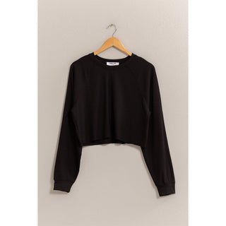 Randy Raglan - Sleeve Crop Top - Rise and Redemption