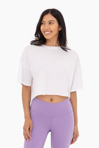 Raw Hem Athleisure Crop - Rise and Redemption